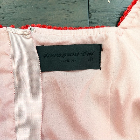 Arrogant Cat London Red Crochet Lace Bodycon Dress, Size 10, Excellent Condition - Picture 5 of 12